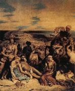 Eugene Delacroix The Massacre of Chios oil painting reproduction